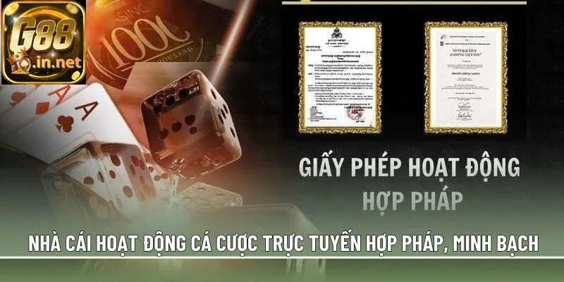 Nhà cái hoạt động cá cược trực tuyến hợp pháp, minh bạch và an toàn